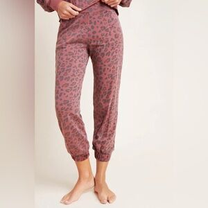 Sundry Leopard Print Sweatpant Joggers